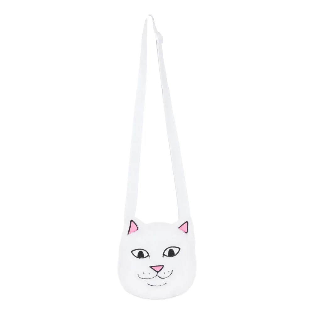 RIPNDIP LORD NERMAL SHERPA CROSSBODY BAG-WHITE