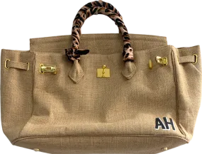 Ruya Brown The Resort Vacation Bag With Ah Initials One Size