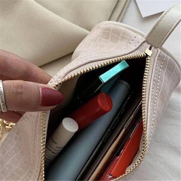 Solid Color Cylindrical Crossbody Bag