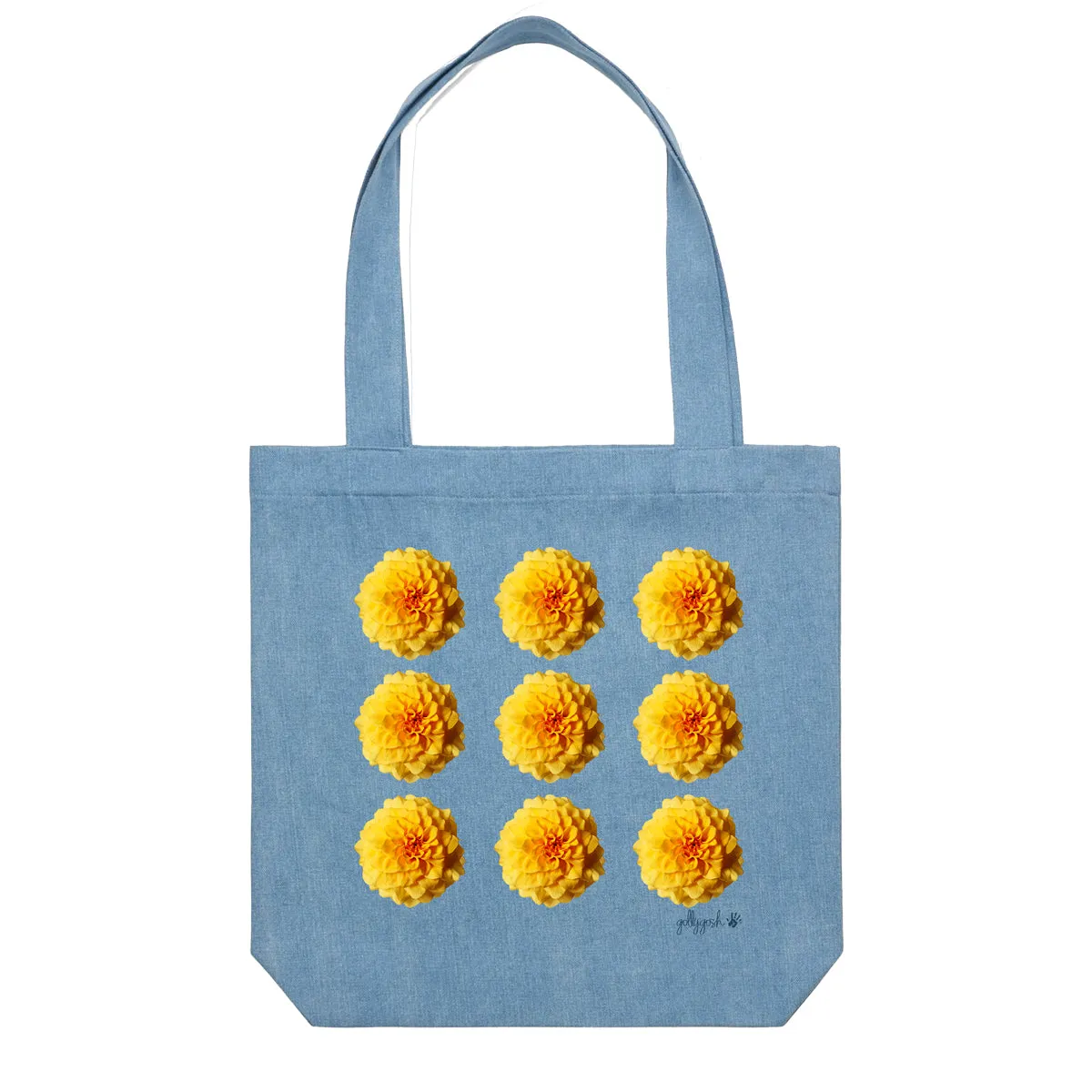 Sunburst Dahlias Tote Bag