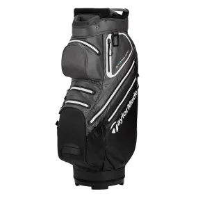 TaylorMade Storm Dry Waterproof Golf Cart Bag - Black/Grey/White