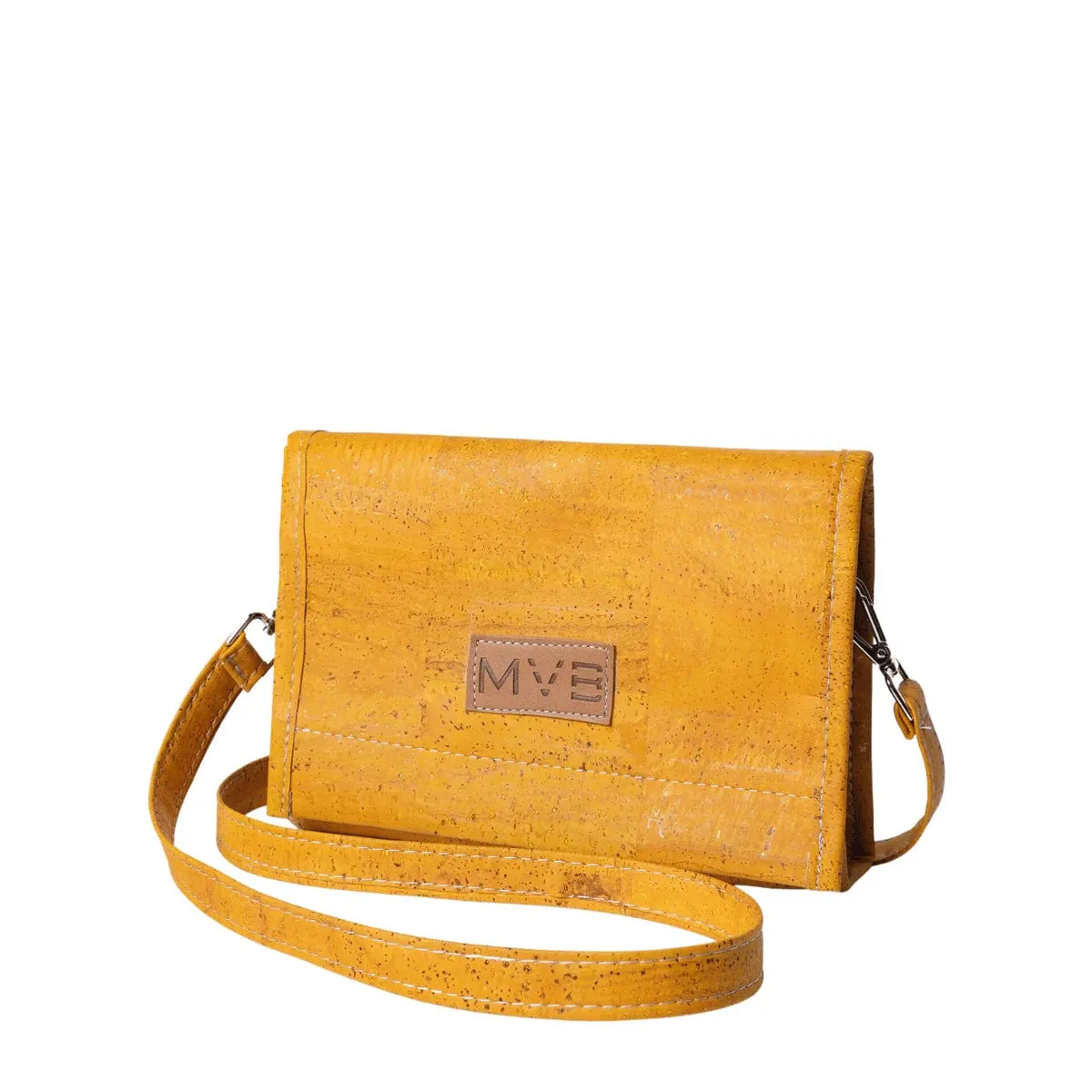 The Night Bag Cork Vegan Crossbody | Yellow