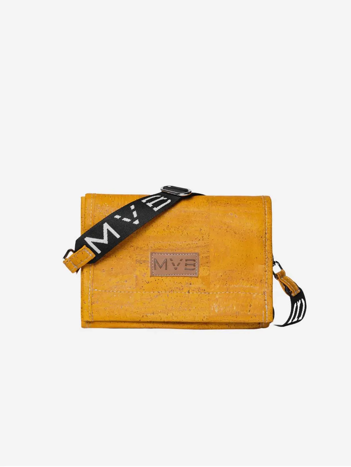 The Night Bag Cork Vegan Crossbody | Yellow