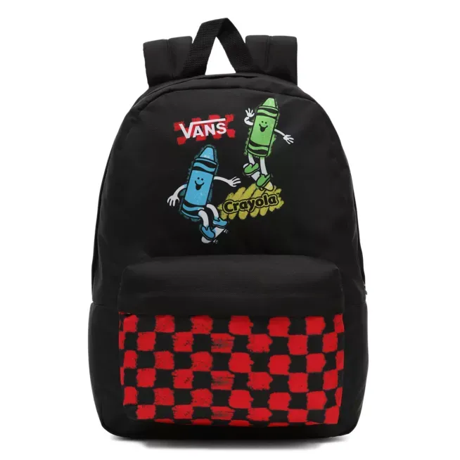 Vans Backpack for school and/or free time New Skool Crayola VN0002TLYUY black