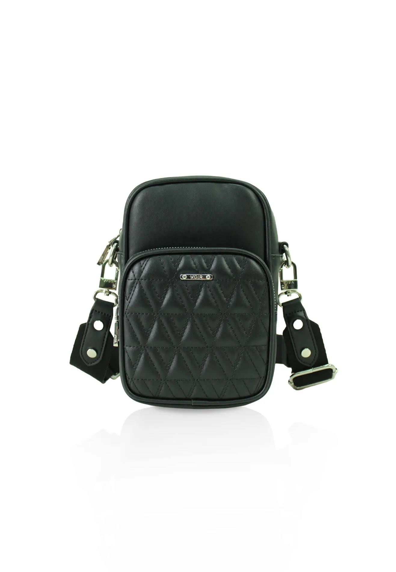 VOIR ANAIS Quilted Camera Crossbody Bag