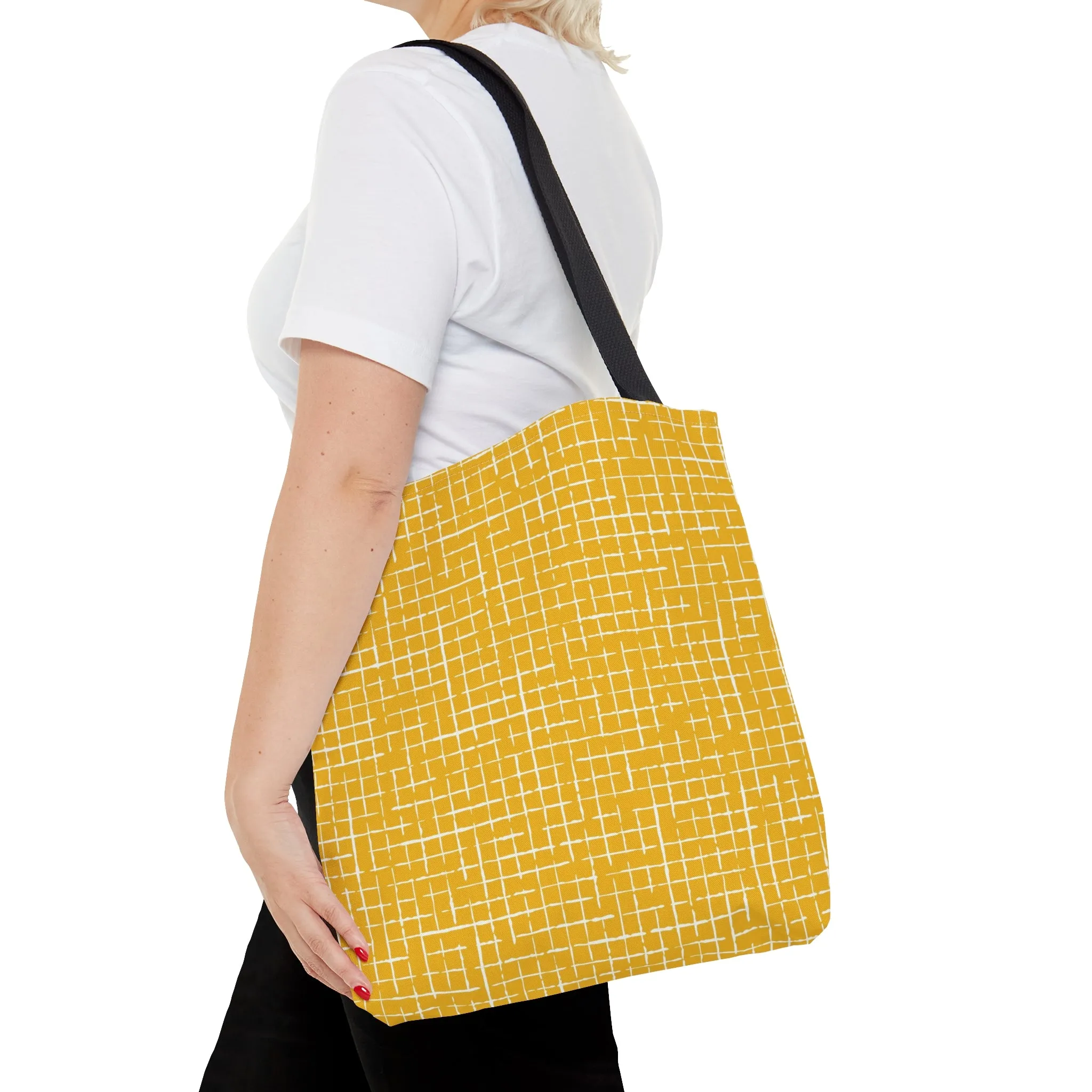 Yellow Maze Tote Bag